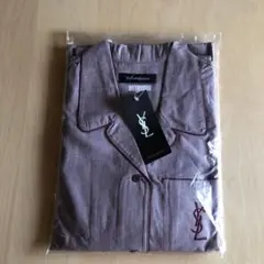 日本製 YSL イヴサンローラン 刺繍ロゴ パジャマ ルームウェア