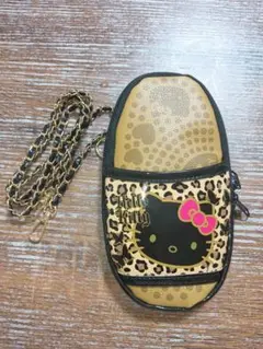 Hello Kitty ヒョウ柄ショルダーバッグ