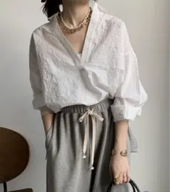 【WEB限定】ドロストスキッパーシャツ