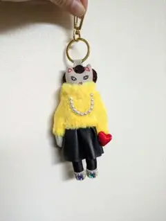キャッセリーニ　猫　チャーム　ねこ　猫のキャラクターキーホルダーセット 猫好き必見♡キャセリーニの大人気CATチャームに、全7種類の