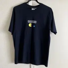 GU ジーユー　PAC-MAN ネイビー Tシャツ