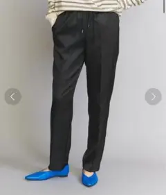 BEAUTY&YOUTH サテンドローストパンツ ブラック　Sサイズ