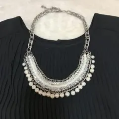 お値下げ!美品。23区 パールネックレス