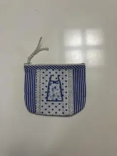 青と白のポケットティッシュケース