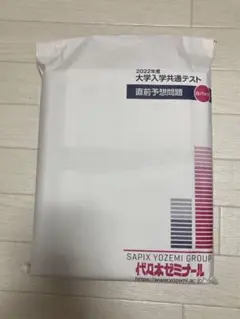 代々木ゼミナール　共通テスト予想問題2022