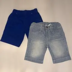 90・100cm 2点セット ハーフパンツ BREEZE UNIQLO 男の子
