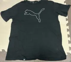 プーマ 黒 Tシャツ