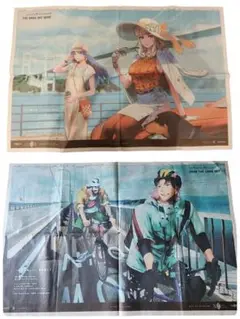 【2枚セット】FGO 10周年 愛媛新聞広告 地方紙 しまなみ海道