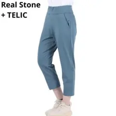新品　Real Stone + TELIC　カプリパンツ　リカバリーウェア　L