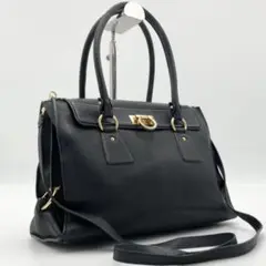 【美品】サルヴァトーレフェラガモ 2way ショルダーバッグ ハンドバッグ