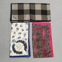 ハンカチ　各種 　3枚セット