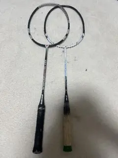 4u 2本 Babolat バボラ ヨネックス バドミントンラケット