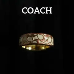 【匿名配送】COACH コーチ リング 指輪 11号 シグネチャー