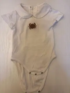 最終お値引きDONSJE カニ刺繍ロンパース