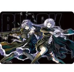 ブラックラグーン　ロベルタ　2　ラバーマット　プレイマット　デスクマット ブラックラグーンロベルタ2ラバーマットプレイマットデスクマット