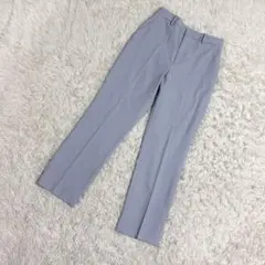 ユニクロ✨美品　スマートアンクルパンツ　テーパード　ストレッチ　水色　（M）