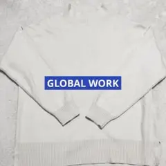 ＊売り切りセール＊　GLOBAL WORK アイボリー セーター M 秋服　冬服
