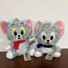 【新品】トムとジェリー ウィンターBIGぬいぐるみ 豪華2点セット