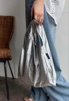 新品未使用　BAGGU バグー　25SS BABY BAGGU シルバー