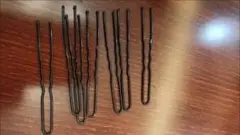 ブラックヘアピン 10本セット