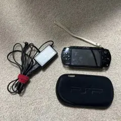 通電確認済 ジャンク PSP-1000 本体 + SONYアダプター + ケース
