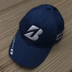 ブリヂストン Bridgestone TOUR B キャップ 青色　フリーサイズ