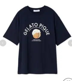 gelato pique メンズ　レーヨンクッキーアイスサンドTシャツ