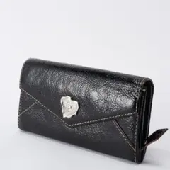 【美品】Vivienne Westwood 長財布 エナメル ブラック