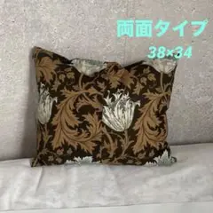 クッションカバー　ウィリアムモリス　アネモネ　両面タイプ　38×34 新品