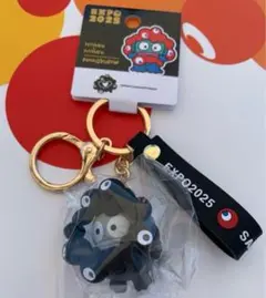 関西万博会場限定　黒ミャクミャクなりきりキーホルダーハンギョドン