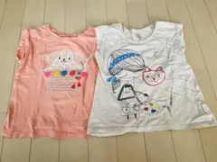 GAP Tシャツ サーモンピンク ベージュ