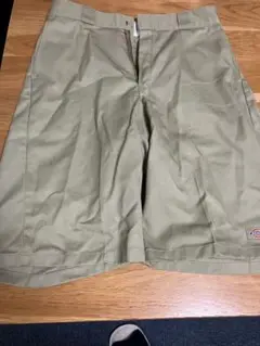 ビンテージ　ディッキーズ　ベージュ ショートパンツ　32インチ