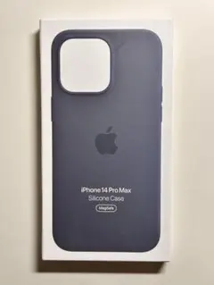 【新品】純正 iPhone 14 Pro Maxシリコンケース・ストームブルー②