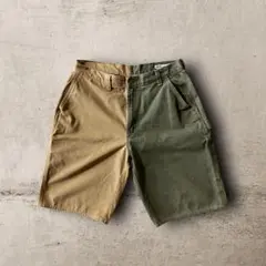 MADE by sunny side upペインターショーツダック再構築W34