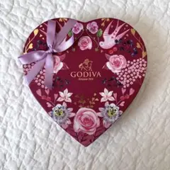 ゴディバ バレンタイン ハートの綺麗な空き箱
