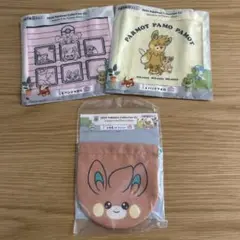 ポケモン　一番くじ　パモ　巾着　ハンドタオル