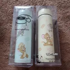 新品 未開封 トムとジェリー　温度センサー付きステンレスボトル　 2個セット