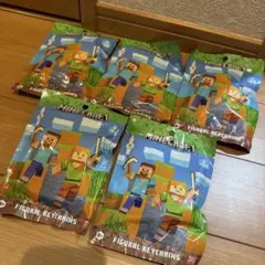 新品未開封　Minecraft フィギュアキーチェーン 5個セット