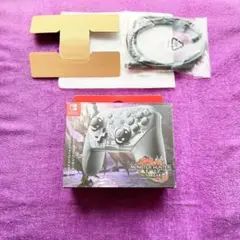 プロコンNintendo Switch 純正 モンハンC2q-6【未使用に近い】