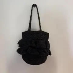 VINCENT PRADIER フリルバッグ かごバッグ 夏場にピッタリ