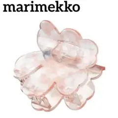 【タグ有】marimekko マリメッコ ヘアクリップ スモールウニッコ　ピンク