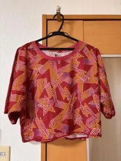 ZUMBA 星柄 赤 XS Tシャツ