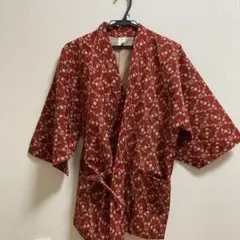 着物上着 羽織 和装 レディース 赤 新品
