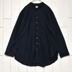D.M.G ドミンゴバンドカラーシャツ ウェルトポケット付き ゆったり 日本製