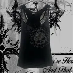 ‧✧̣̥̇‧USA製 Harley-Davidson ドクロ タンクトップ‧✧̣̥̇‧