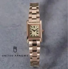 UNITED ARROWS UAB スクエア メタル 腕時計