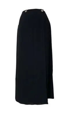 BIGI ビギ　黒 巻きスカート　ロングスカート