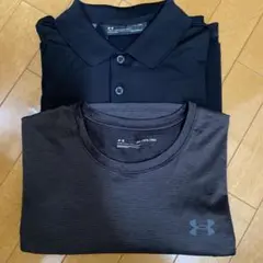 Under Armour ブラック 2XL ポロシャツ Tシャツ セット