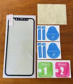 iPhone X 強化ガラスフィルム 1枚（開封済）