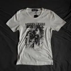 CavariA skull girl graphic print ラメ Tシャツ